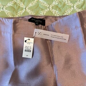 Talbots Lavender Satin Petite pant